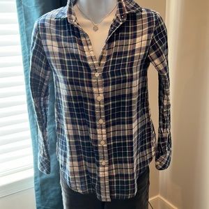 Plaid button down